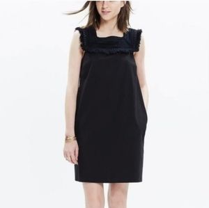 Madewell Sundream Black Fringe Dress Size 4